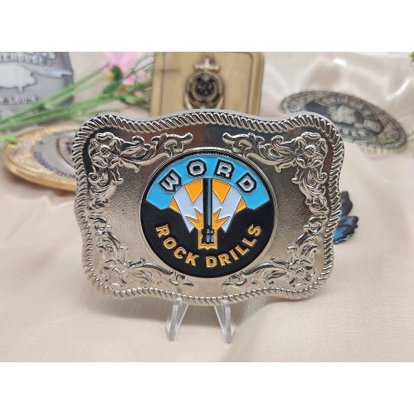 Custom Zinc Alloy Belt Buckle with Eco-friendly Finish and Personalized Logo for Men and Women