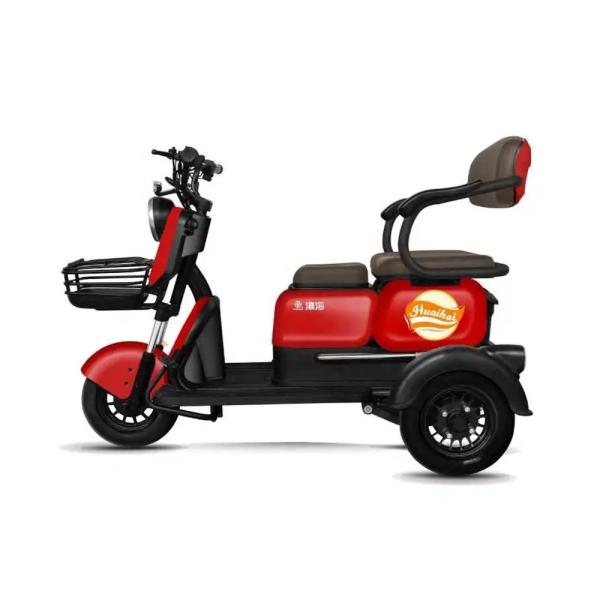 3 Wheel Electric Moped Motorcycle Tricycle Scooter Car for Passenger / Adult 48V