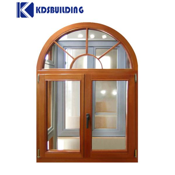 China Manufacture Aluminum Casement Windows For  House With  Ce  Certified  Solid  Wooden Window