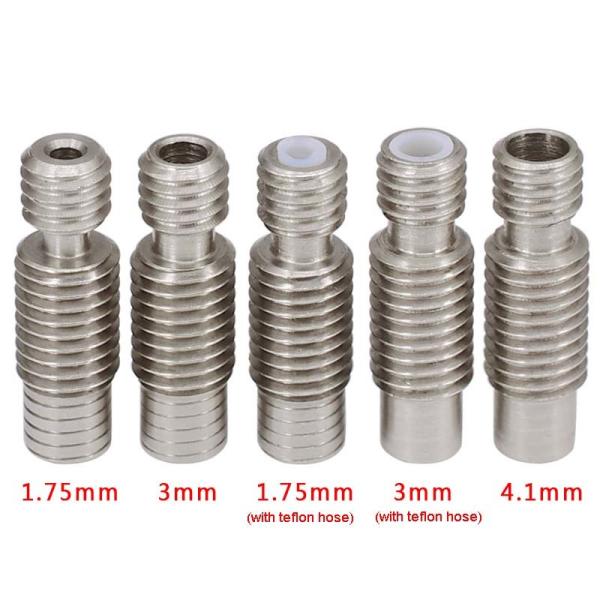 1.75mm Heatbreak PTFE  M6 M7 Screw E3D V6 Throat for 3D Printer