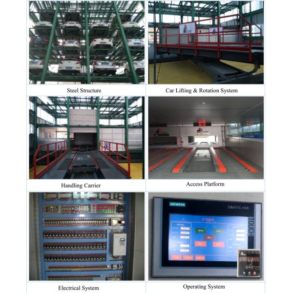 5-15 Levels Fully Automatic Vertical Lifting Parking System PPY