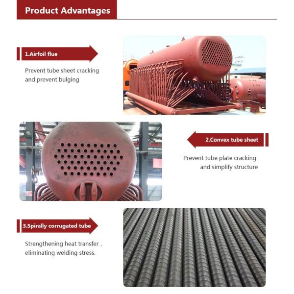 Solid Fuel 10 Bar Industrial Coal Fired Steam Boiler For Steam Distillation