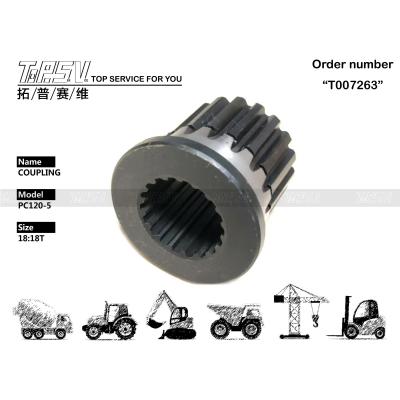 203-01-41130 PC120-5 Excavator Hydraulic Pump Shaft Parts For Gear Oil And Transport Packaging
