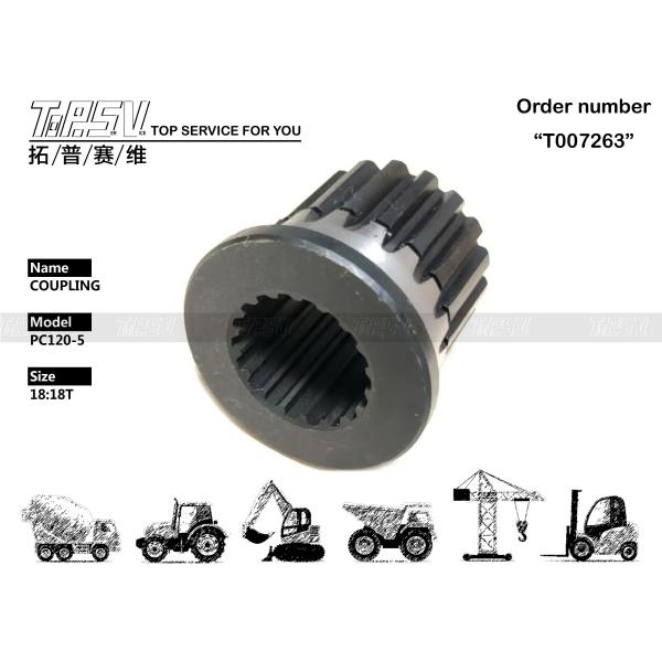 203-01-41130 PC120-5 Excavator Hydraulic Pump Shaft Parts For Gear Oil And Transport Packaging