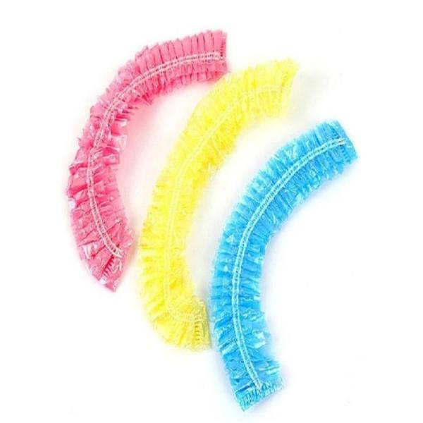 Головная крышка прозрачной пластмассы устранимая пылезащитная для больницы/гостиницы/медицинского