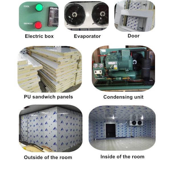 Walk in Blast Chiller Room Sandwich Fire Door Panels Refrigeration