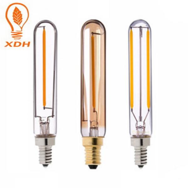 Ampolas tubulares do vintage decorativo retro dos bulbos T20 1W 2W do filamento do diodo emissor de luz de Edison 20*120mm