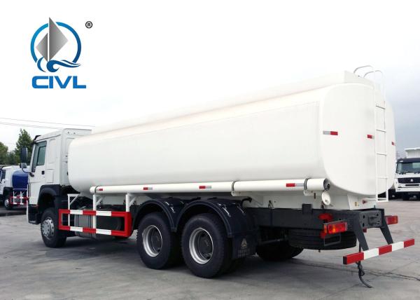 10 Wheels 6x4 20m3 Fuel Liquid Tanker Truck , Oil Tanker Lorry Color Customization Oil Tanker Vehicle