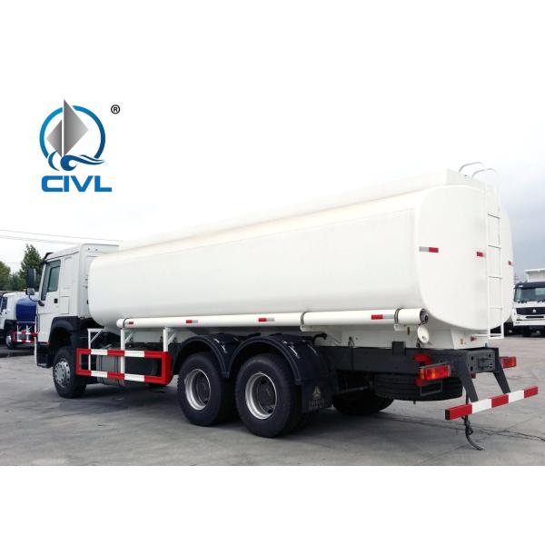 10 Wheels 6x4 20m3 Fuel Liquid Tanker Truck , Oil Tanker Lorry Color Customization Oil Tanker Vehicle