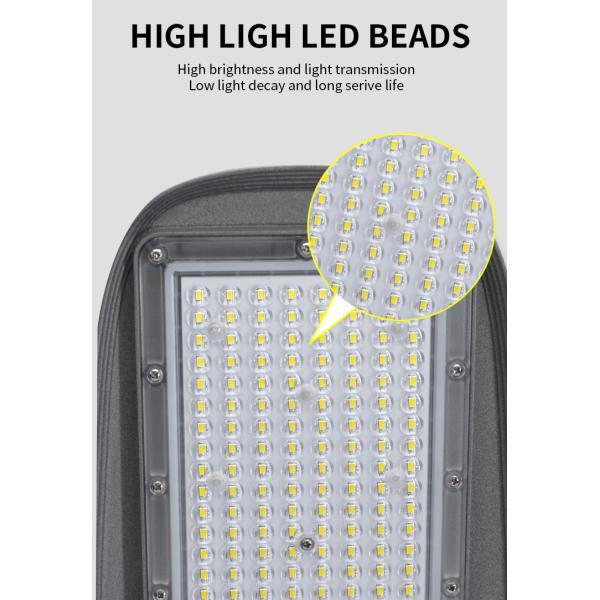 AC120V 240V Iluminación de la calle LED de exterior impermeable IP65 Gris Aluminio 6KV 10KV