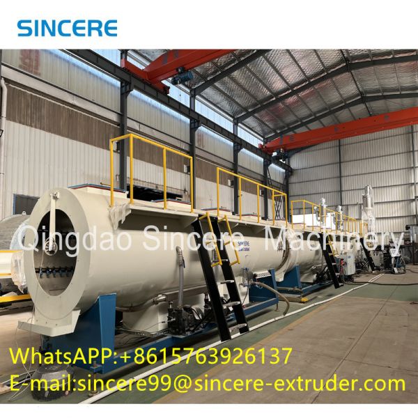 110-315mm HDPE PP Pipe Making Machine Production Line