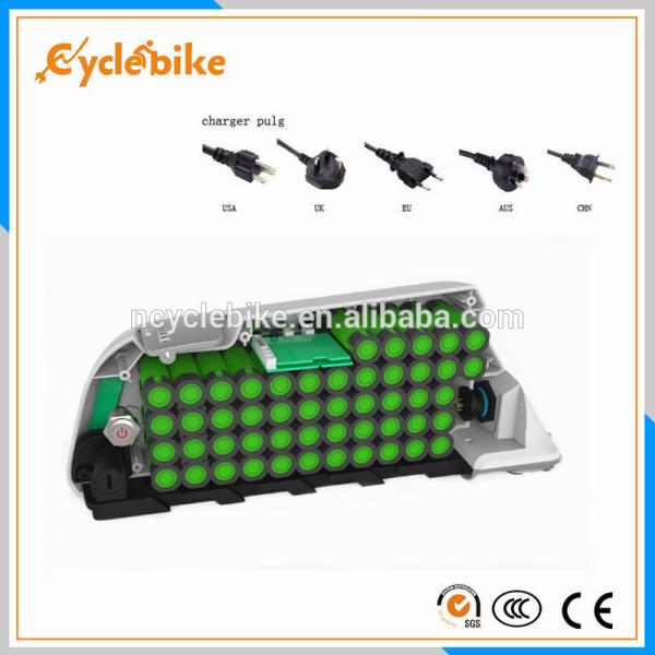 Safety 10Ah 36v Electric Bike Replacement Battery Pack , Downtube Battery For Electric Bike