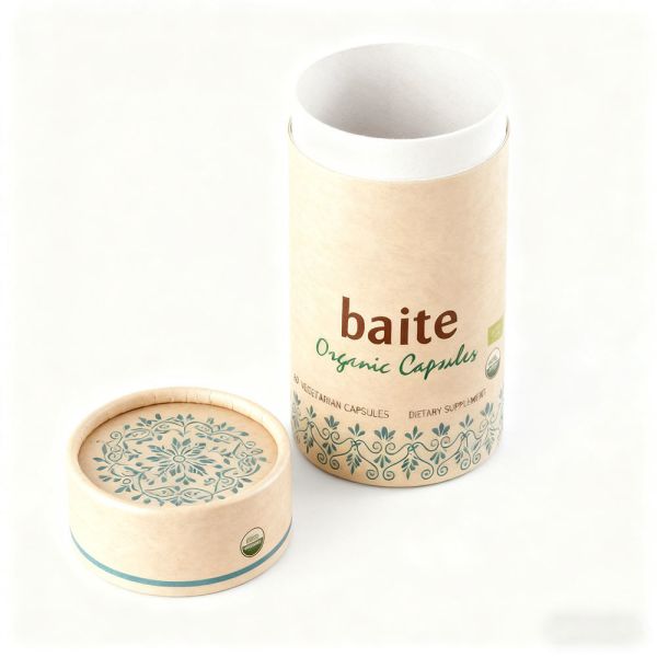 Recyclable and biodegradable paper tubes for pharmaceutical capsules