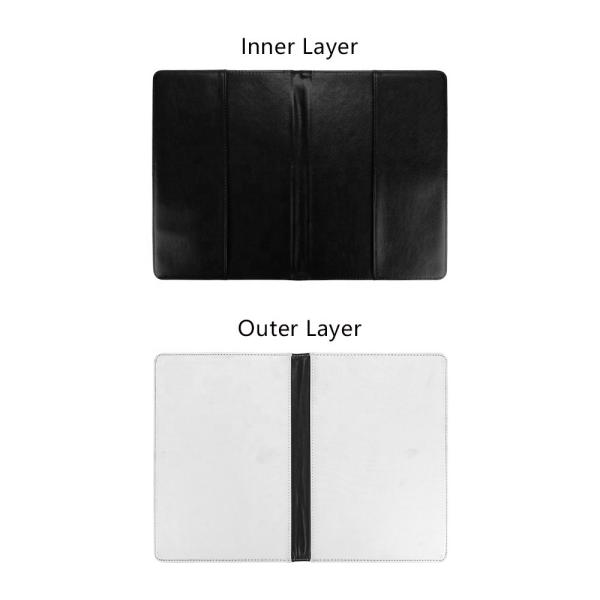 Sublimation Diaries Journal Notepad Cover Blank A5 A6 Double Sided Print PU Leather Sublimation Notebook Blanks