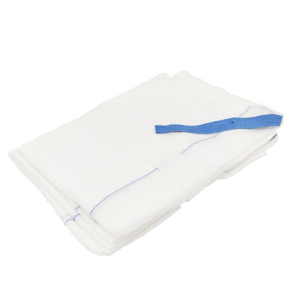 100% esponja cirúrgica 45cm x 45cm 8ply Lap Pad estéril da almofada abdominal médica do algodão