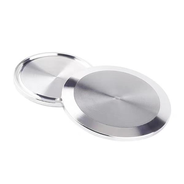 WZ 304 316L Stainless Steel Sanitary Tri Clamp Tube Lid End cap Blind Plate Clamp Solid Blind Ferrule