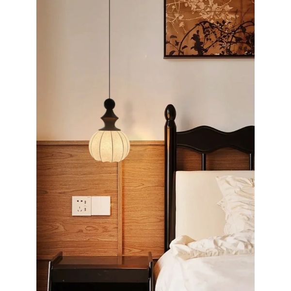 Dining Room Kitchen Chandelier Home Decor Bedsroom Bedside Hanging Light Vintage Wooden Ceiling Pendant Lamp (WH-VP-313)