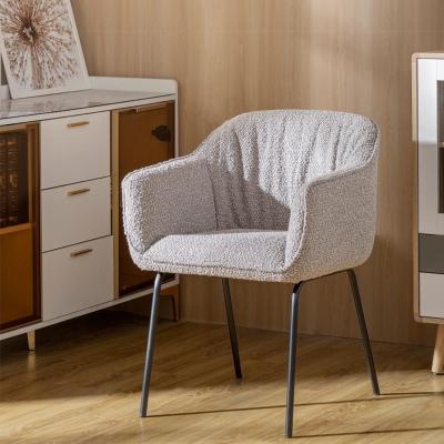 Multiscene Modern Single Seater Chair Anti Scratch With Metal Leg