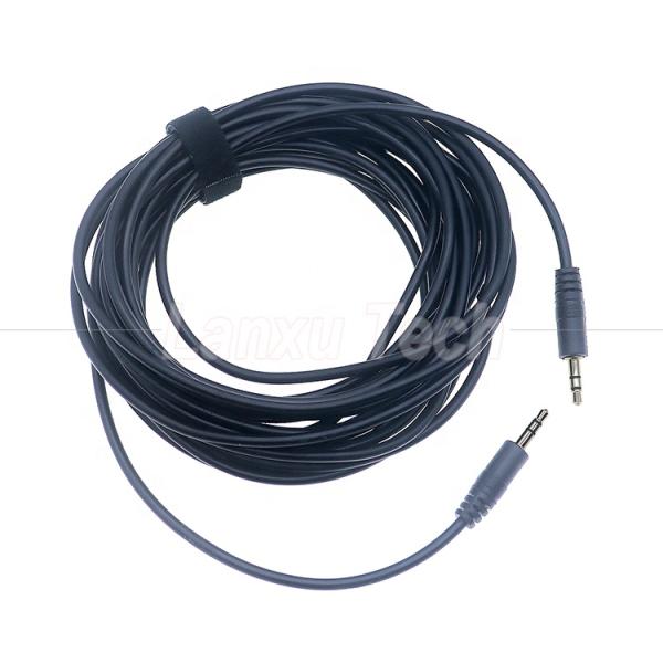 1M 2M 3M 3 Poles TRS Male to Male 3.5mm Aux Stereo Jack Audio Cable for Speaker Recorder Headset