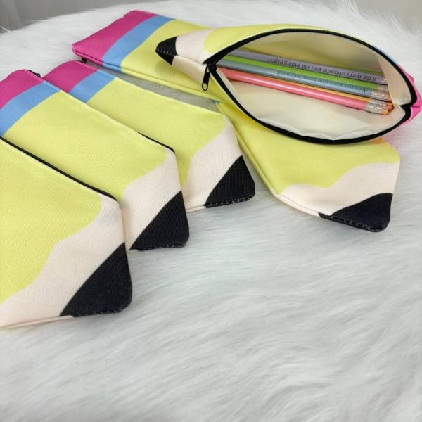 Personalized INS Style sublimation pencil pouch Compact And Portable