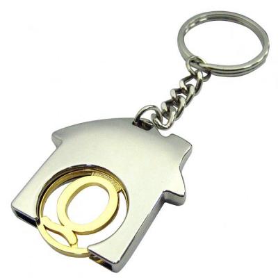 Shop Cart House Shaped Trolley Coin Keyring – A Functional and Fun Accessory