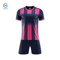 Nombre Número Logotipo del equipo Kit de fútbol personalizado para niños Adultos camiseta personalizada colocación de espalda corta