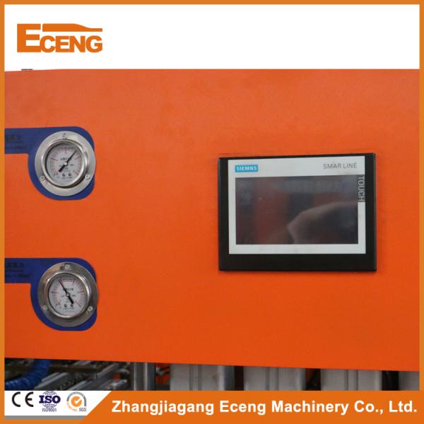 Orange Semi Auto Blowing Machine , Machine For Making Plastic Bottles