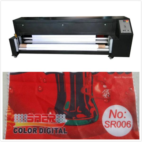 SR1800 Custom Made Flags Dye Sublimation Machine Fixation Color