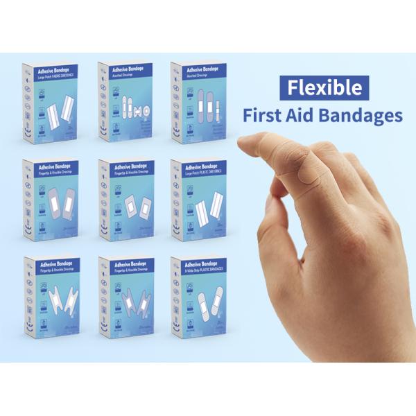 Band-Aid Flexible Fabric Adhesive Bandages for Comfortable Flexible Protection, Twin Pack, 2 X 100 Ct
