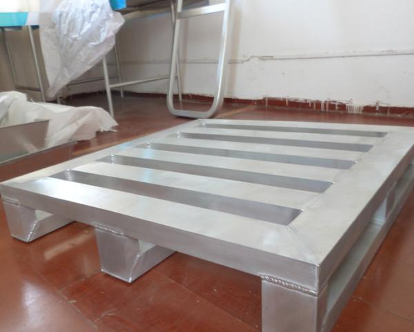 Logistique en aluminium standard industrielle de palettes de bloc recyclable