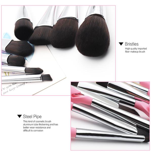 176*20mm Bird Shaped 8pcs Fiber Makeup Brushes 8 Boutique Sets