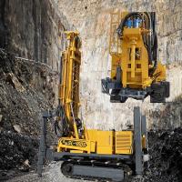 High Frequency 97KW Crawler Water Well Drilling Rig 400m Deep Well Drilling Rig
