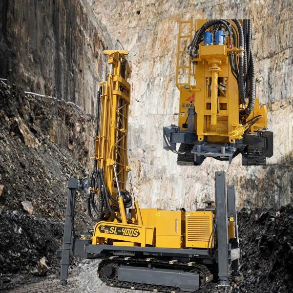 High Frequency 97KW Crawler Water Well Drilling Rig 400m Deep Well Drilling Rig