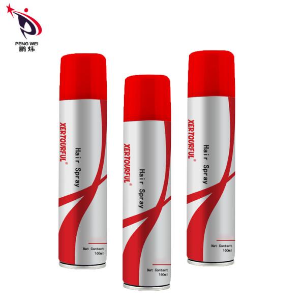 Transparent Strong Hold Hair Spray With Water Ingredients Curl Defining