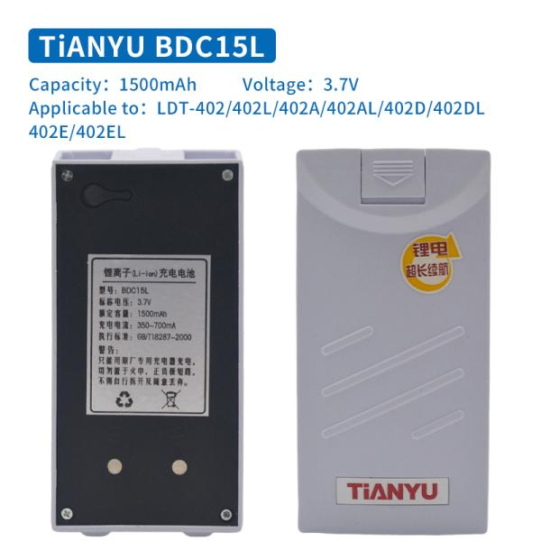 Batería para teodolito Leizon BDC15H de níquel-hidrógeno RUIDE/TiANYU BDC15L de litio