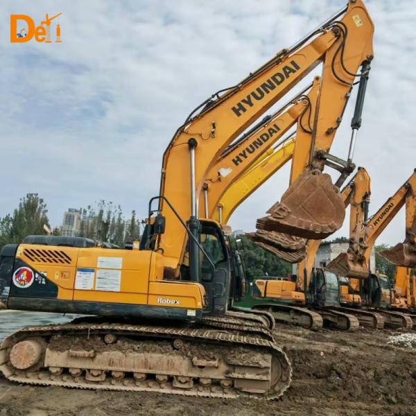 Second Hand Hyundai 485 Excavators Used Construction Digging Machine Crawler Type