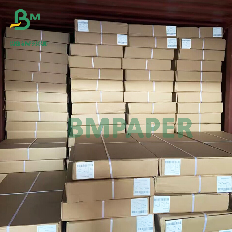 Matte Finish 24lb 36lb Coated Bond Paper Rolls For Wide Format Color Inkjet Printers 2' ядро 24' x 150' ярко белый покрытый бумажный рулон 24lb для цветной печати плакатов
