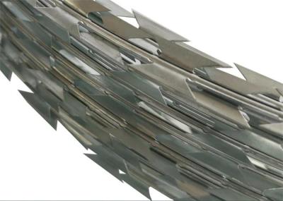Hot Dipped Galvanized Cbt-65 Barbed Wire Concertina Coil With Loops Dia 500 Mm