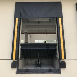 Автоматический стационарный гидравлический фиксированный погрузочный док для погрузочных отсеков логистического склада