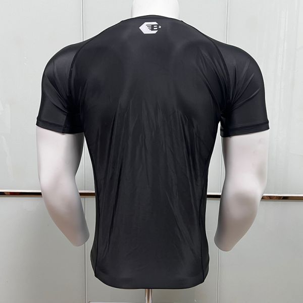 Quick Dry Rash Guard With 220gsm Sublimation Transfer Print For BJJ Sportswear