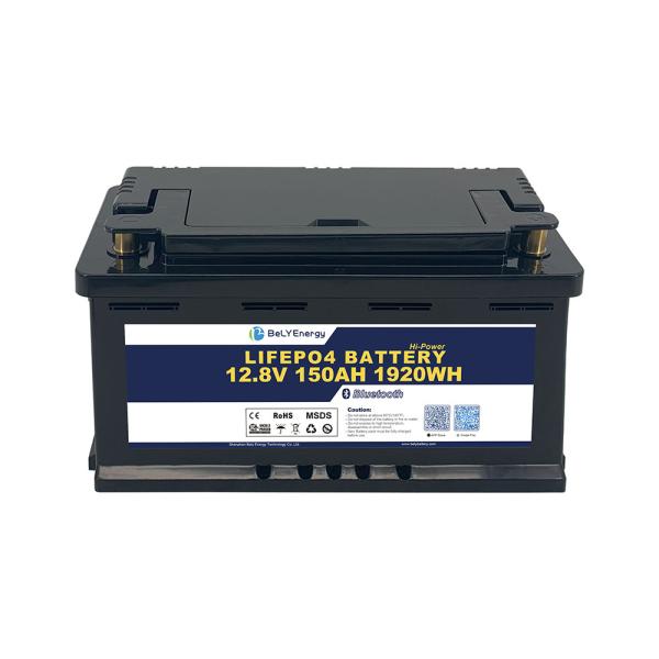 Bluetooth Bely New Design 12V 150AH Battery 100ah For Yacht / Yacht Scooter
