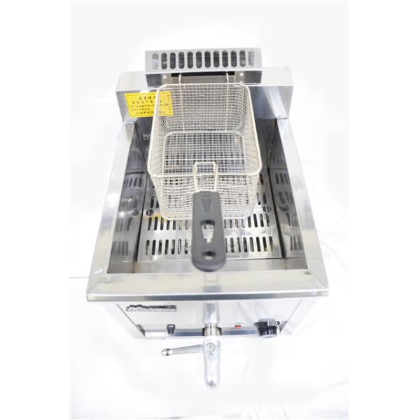 sartenes profundas eléctricas comerciales del tablero de la mesa de 3.6kw 18L, Chips Fryer eléctrico