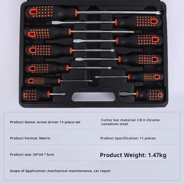 Высокочастотная тепловая обработка 11PCS Магнитная отвертка Изоляция