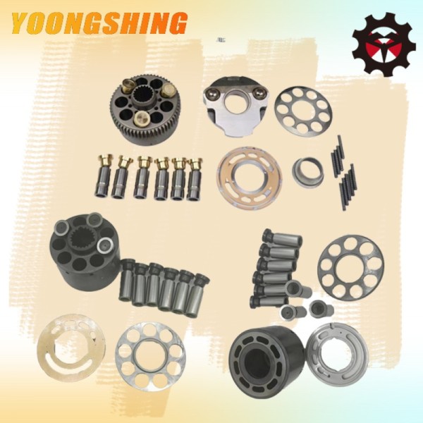 High Pressure Steel Material Hydraulic Pump Parts with Forced Lubrication for Komatsu Excavator Spare Parts