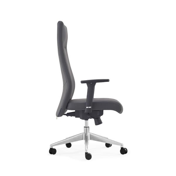 Modern 3D PU Armrest Leather Office Swivel Chair For Manager CEO