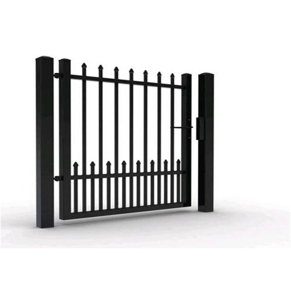 1.8 M Height Powder Coated Tubular Fencing Metal Picket Ornamental