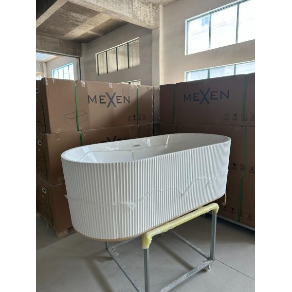 1800/1700/1600/1500/1400mm Oval Pure PMMA Acrylic Freestanding Bathtub Line Outer Tub
