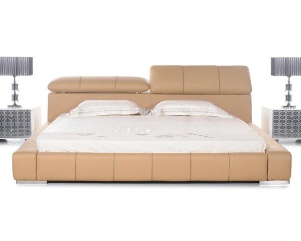 bedroom furniture, modern leather bed G009