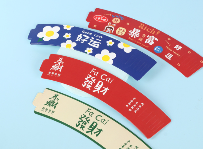 Custom Logo Printing Corrugated Insulation Cup Sleeve Heat Resistant For Hot Cold Beverages