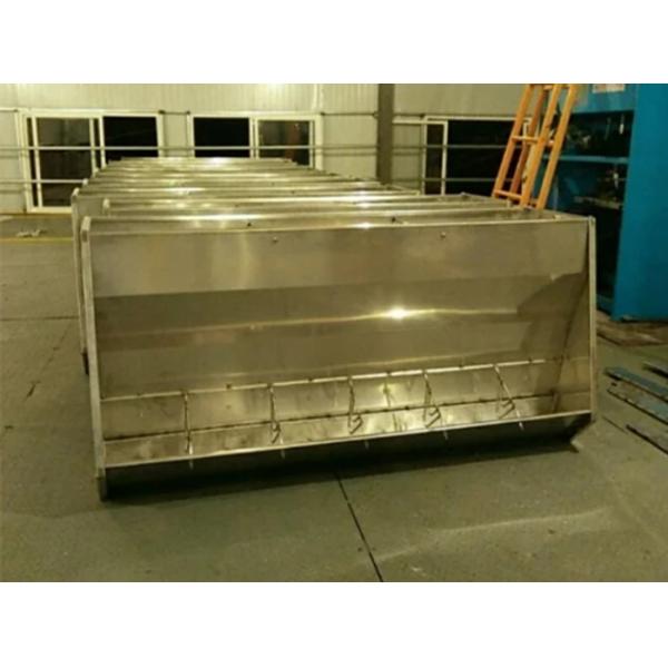 High Toughness Automatic Hog Feeder , Double Sided Pig Feeder 2 Meters